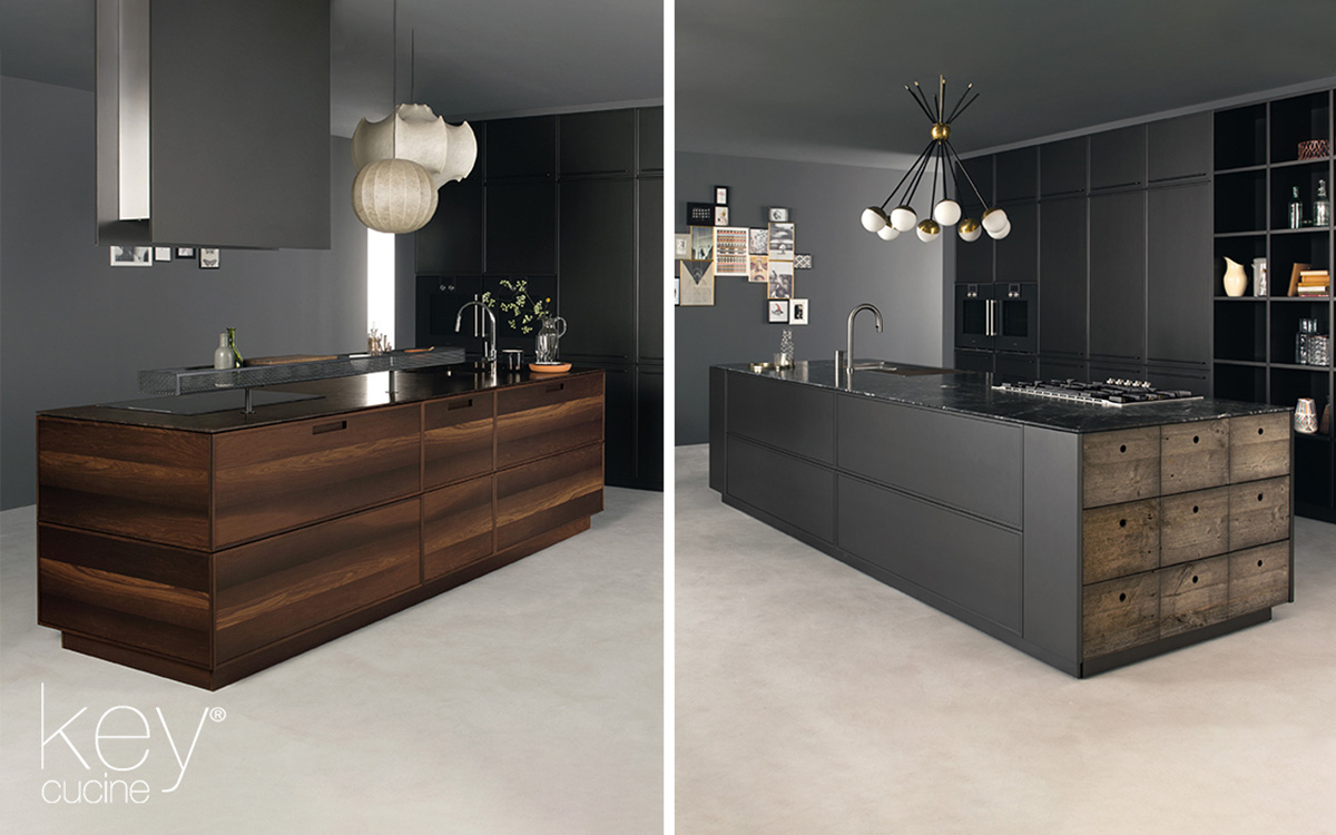 Giocare con gli equilibri nelle cucine open space moderne