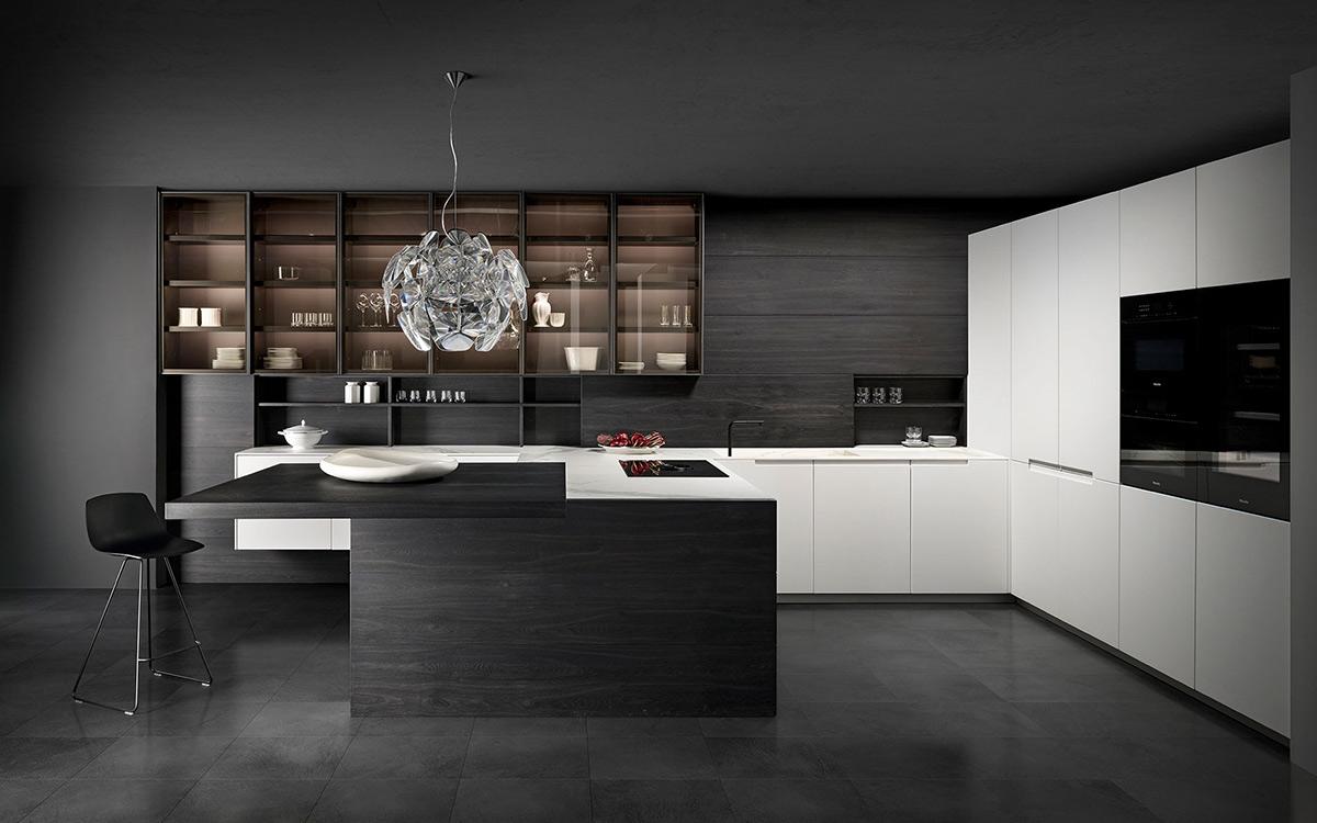 When a design kitchen is a journey through materials