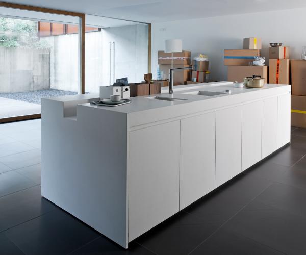 Cucine bianche e legno 